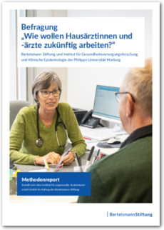 Cover Methodenreport: Befragung "Wie wollen Hausärztinnen und -ärzte zukünftig arbeiten?"