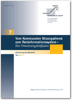 Cover Vom kommunalen Sitzungsdienst zum Ratsinformationssystem                                               