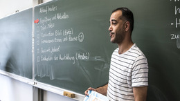 Teilnehmer des Kurses Lehrkräfte Plus von der Universität Bielefeld