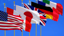 Banners of G7 Countries