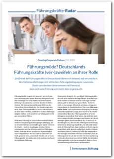 Cover Führungsmüde? Deutschlands Führungskräfte (ver-)zweifeln an ihrer Rolle