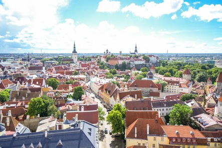 Blick auf Tallinn
