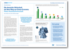 Cover Zusammenfassung "Die deutsche Wirtschaft auf dem Weg zur Green Economy" Fokus Kreislaufwirtschaft
