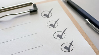 Eine Checkliste