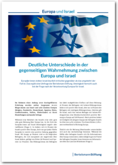Cover Deutliche Unterschiede in der gegenseitigen Wahrnehmung zwischen Europa und Israel