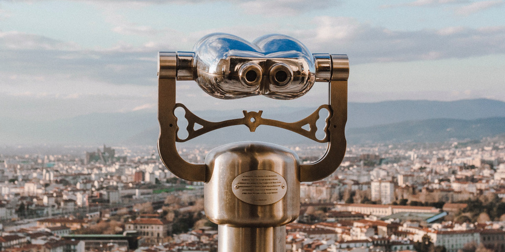 [Translate to English:] Aussichtsfernglas auf die Kathedrale Santa Maria del Fiore in Florenz