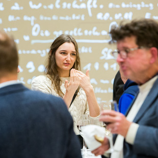 Impressionen von der Buchvorstellung "Anders wird gut". Empfang im Anschluss.