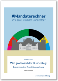 Cover #Mandaterechner - Wie groß wird der Bundestag? Ausgabe 1/2021
