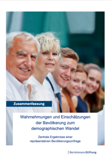 Cover Wahrnehmungen und Einschätzungen der Bevölkerung zum demographischen Wandel