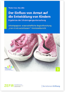 Cover Der Einfluss von Armut auf die Entwicklung von Kindern