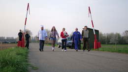 European people on street