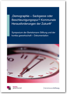 Cover „Demographie – Sackgasse oder Beschleunigungsspur? Kommunale Herausforderungen der Zukunft“
