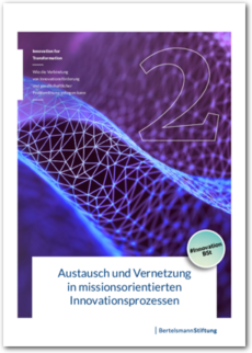 Cover Austausch und Vernetzung in missionsorientierten Innovationsprozessen