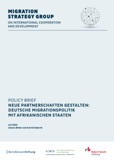 Cover Neue Partnerschaften gestalten: Deutsche Migrationspolitik mit Afrikanischen Staaten