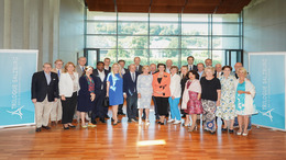 Gruppenfoto der Teilnehmer:innen des Salzburger Trilogs 2022