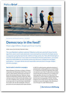 Cover Policy Brief 6/2025: Democracy in the feed?