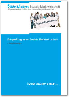 Cover BürgerProgramm Soziale Marktwirtschaft (Langfassung)