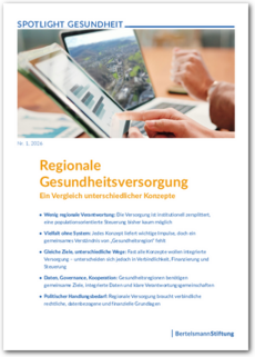Cover SPOTLIGHT Gesundheit: Regionale Gesundheitsversorgung