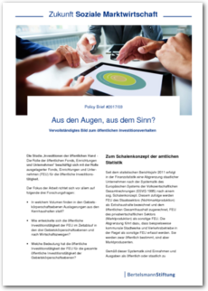 Cover Policy Brief #2017/03: Aus den Augen, aus dem Sinn? Vervollständigtes Bild zum öffentlichen Investitionsverhalten