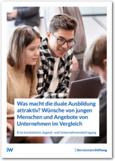 Cover Was macht die duale Ausbildung attraktiv? Wünsche von jungen Menschen und Angebote von Unternehmen im Vergleich