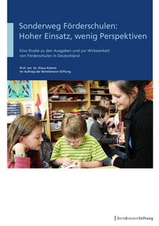 Cover Sonderweg Förderschulen: Hoher Einsatz, wenig Perspektiven