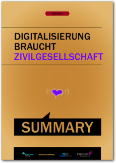 Cover Digitalisierung braucht Zivilgesellschaft