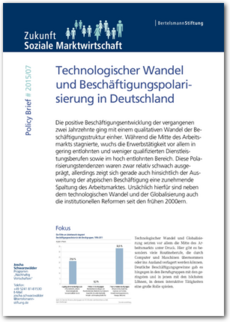 Cover Policy Brief #2015/07: Technologischer Wandel und Beschäftigungspolarisierung in Deutschland