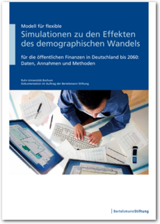 Cover Modell für flexible Simulationen zu den Effekten des demographischen Wandels