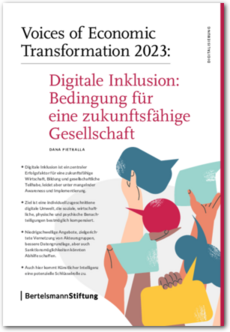 Cover Digitale Inklusion: Bedingung für eine zukunftsfähige Gesellschaft