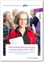Cover Weiterbildungsfinanzierung in Deutschland 1995–2015