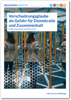 Cover Verschwörungsglaube als Gefahr für Demokratie und Zusammenhalt