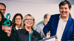 Preisverleihung 14. Responsible Leadership Conference am 23. Oktober in Frankfurt am Main. Übergabe des Preises Circularity Champion Award 2025 des F.A.Z-Instituts in der Sonderkategorie „Regionales Engagement“.