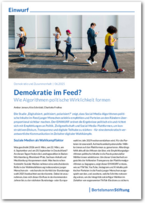 Cover EINWURF 06/2025: Demokratie im Feed? Wie Algorithmen politische Wirklichkeit formen