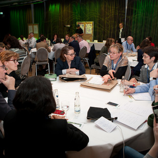 Gruppentisch im Plenum