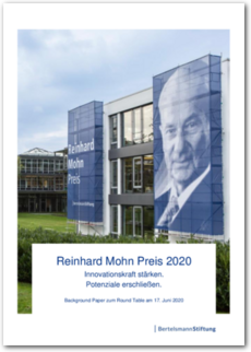 Cover Reinhard Mohn Preis 2020 – Background Paper