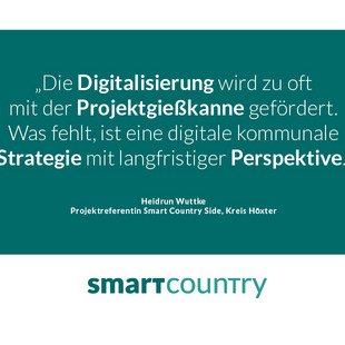 "Die Digitalisierung wir zu oft mit der Projektgießkanne gefördert. Was fehlt, ist eine digitale kommunale Strategie mit langfristiger Perspektive." Heidrun Wuttke