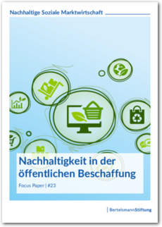 Cover Nachhaltigkeit in der öffentlichen Beschaffung