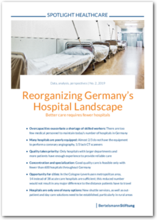 Cover SPOTLIGHT Healthcare: Reorganizing Germany’s Hospital Landscape