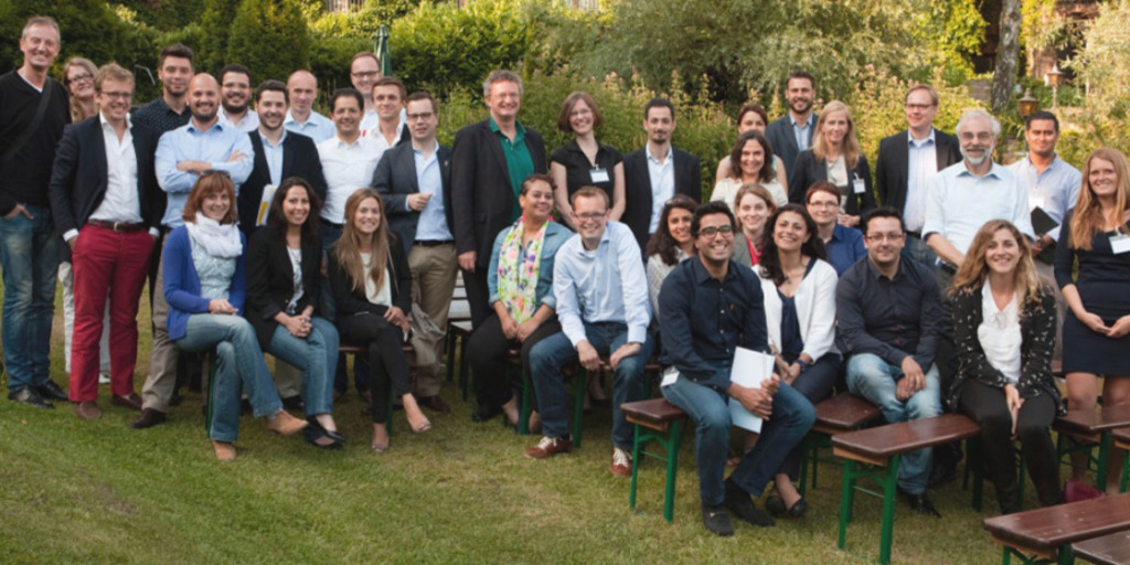 Die 32 Teilnehmer bei der Tagung der Young Leaders for Europe 2014.