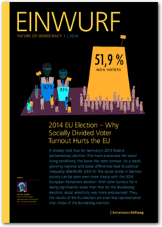 Cover EINWURF 1/2014 EN - 2014 EU Election – Why  Socially Divided Voter  Turnout Hurts the EU