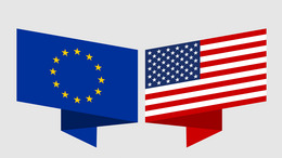 EU und US Flagge
