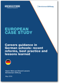 Cover European Case Study - Careers guidance in German Schools: recent reforms, best practice and lessons learned