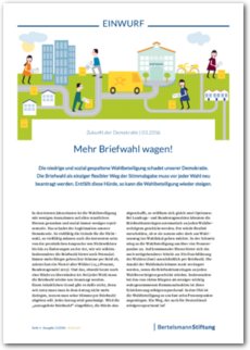 Cover EINWURF 3/2016 - Mehr Briefwahl wagen!