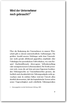 Cover Wird der Unternehmer noch gebraucht                                                                    