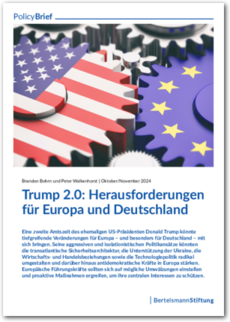 Cover Trump 2.0: Herausforderungen für Europa und Deutschland
