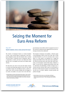 Cover Seizing the Moment for Euro Area Reform