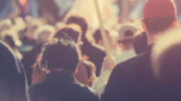 Gruppe Protestierender