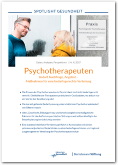 Cover SPOTLIGHT Gesundheit: Psychotherapeuten