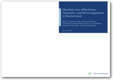 Cover Manifest zum öffentlichen Haushalts- und Rechnungswesen in Deutschland                                