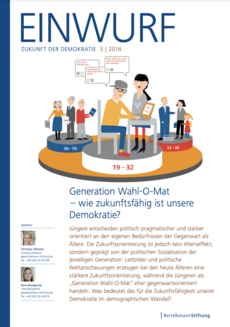 Cover EINWURF 3/2014 - Generation Wahl-O-Mat - wie zukunftsfähig ist unsere Demokratie?